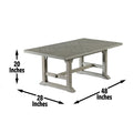 Whitford 3 Piece Table Set End & Coffee Tables Gray Gray Wood