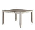 Abacus 5 Piece Counter Dining Set White White Wood