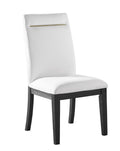 Yves 8 Piece Dining Set White White Wood