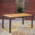 Pavilion 59 Dining Table Teak Wood Metal
