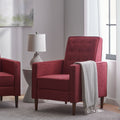 Recliner Red Fabric