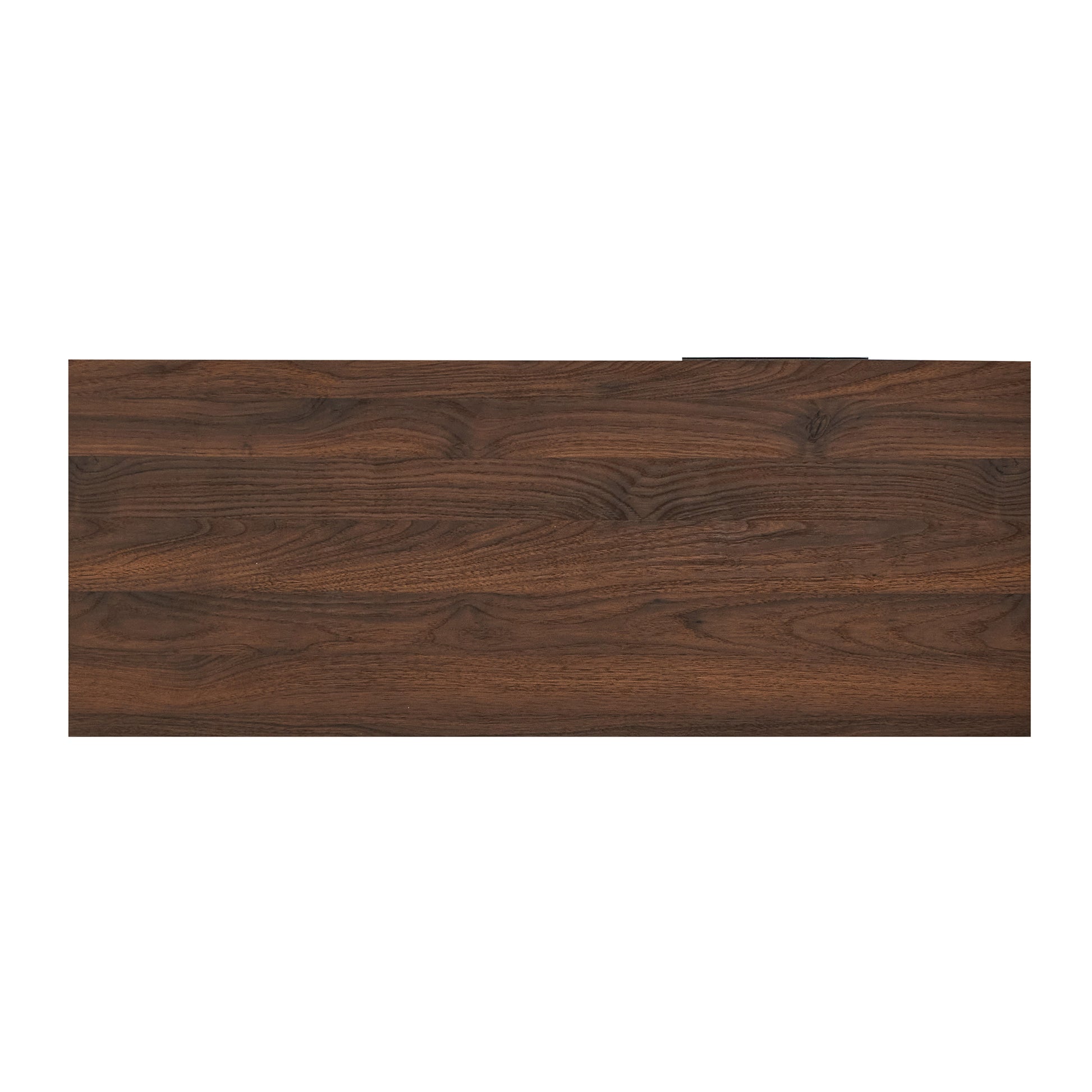 Hudson Wine Cabinet Walnut Black Rubber Wood