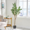 150Cm Artificial Eucalyptus Tree Green Iron Plastic