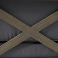 Brava X Back Right Corner Bench Of Set 2 Dark Grey Acacia Wood