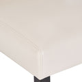 Hanford Dining Chair Ivory Pu Leather