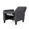 Smoke Fabric Push Back Chair For Elegant Home D Cor Smoke Fabric