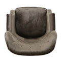 Club Chair Grey Velvet