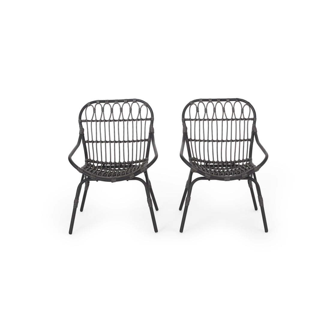 Harlem Chair Gray Rattan