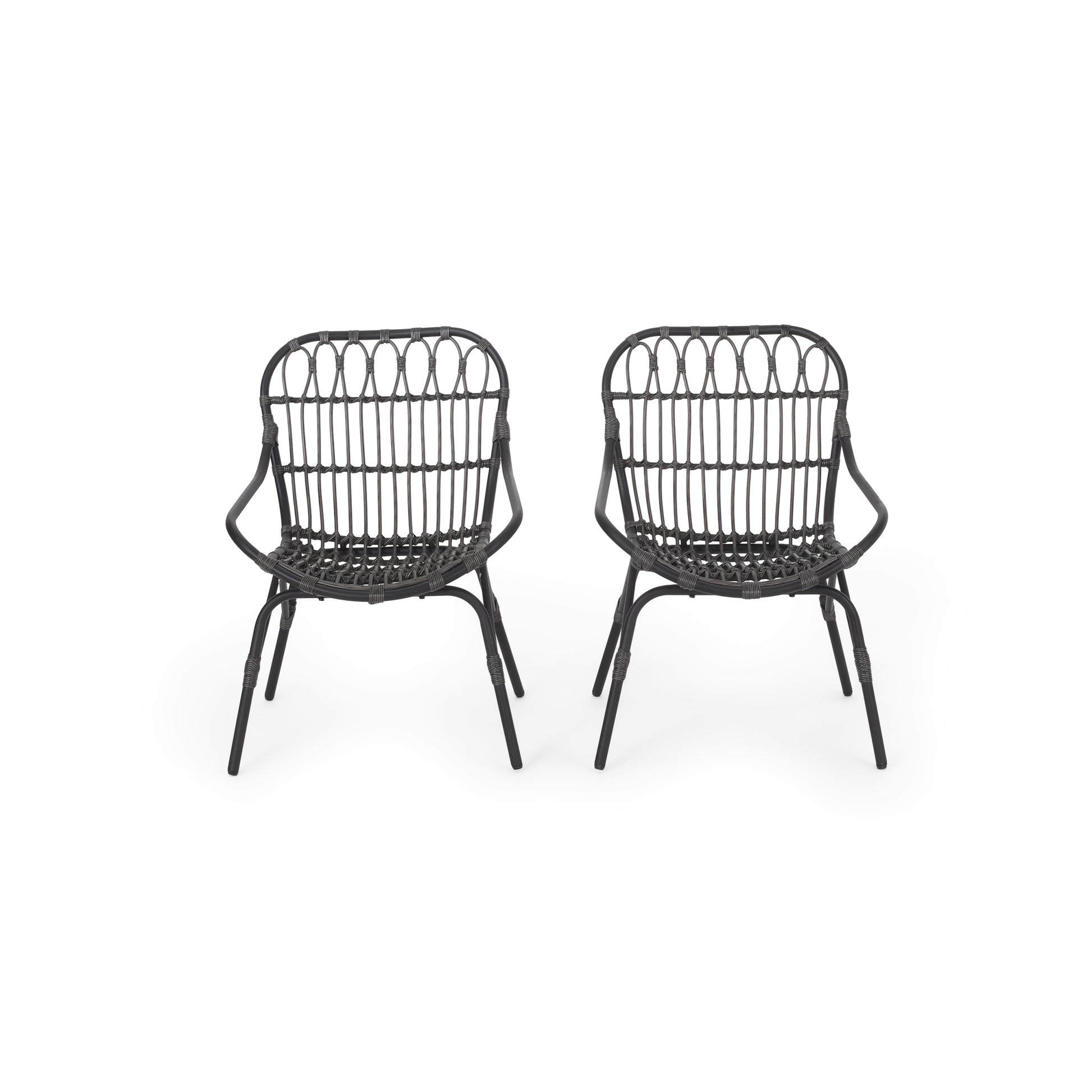 Harlem Chair Gray Rattan