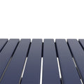 Outdoor Folding Wooden Side Table, Navy Blue, 15