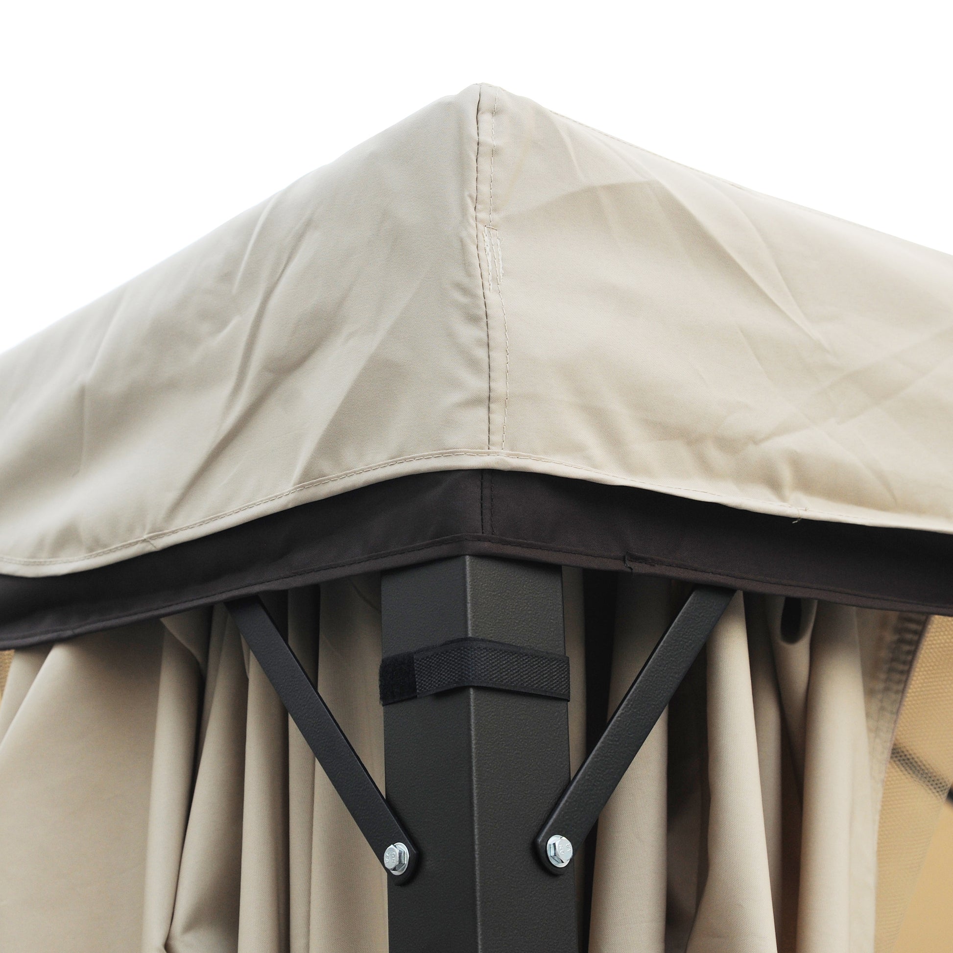 Skyline Gazebo Beige Iron