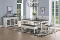 Joanna Side Chair Set Of 2 Two Tone White Wood