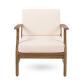 Perla Club Chair Cream Acacia Wood