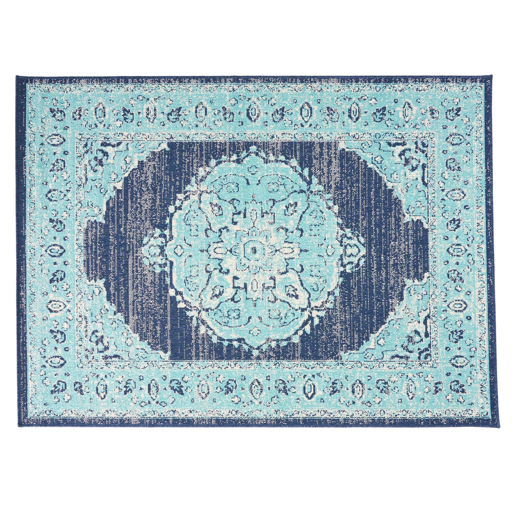 Rug Blue Polypropylene