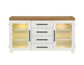 Magnolia Server White White Wood