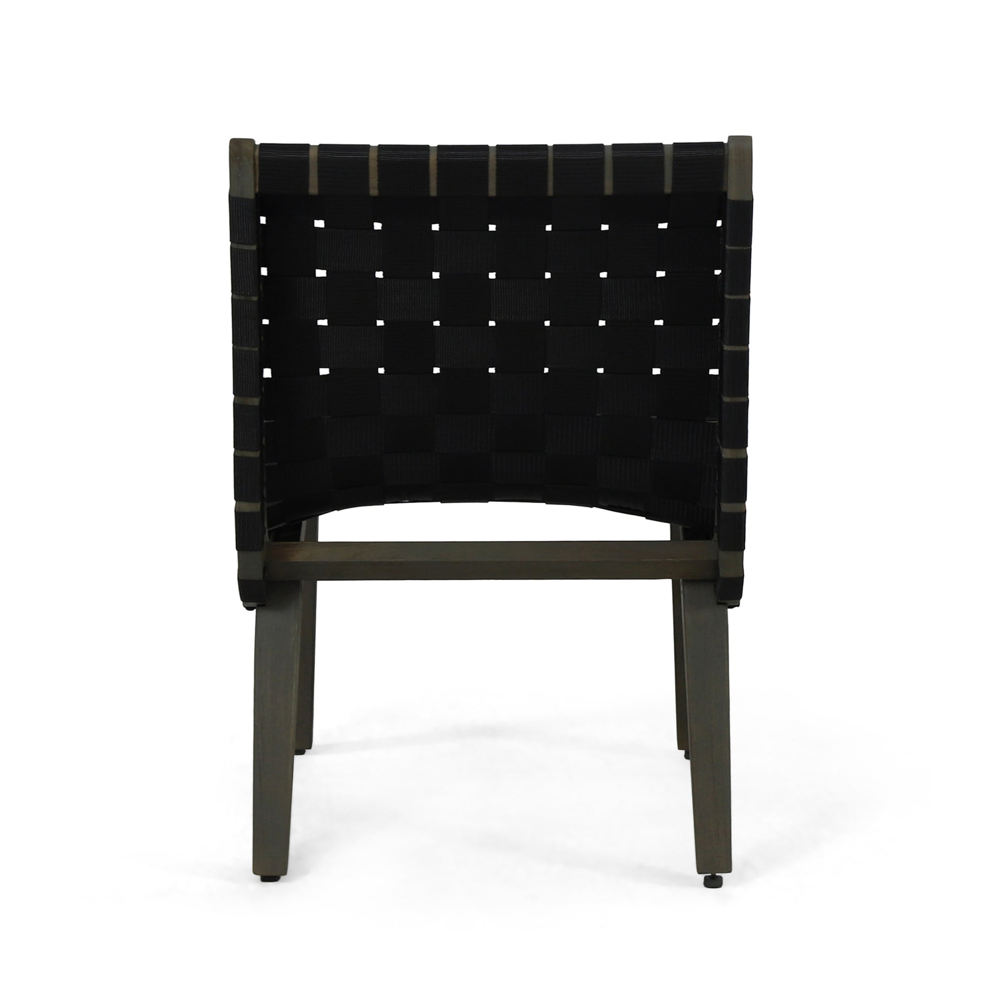 Charlotte Lounge Chair Black Metal & Wood