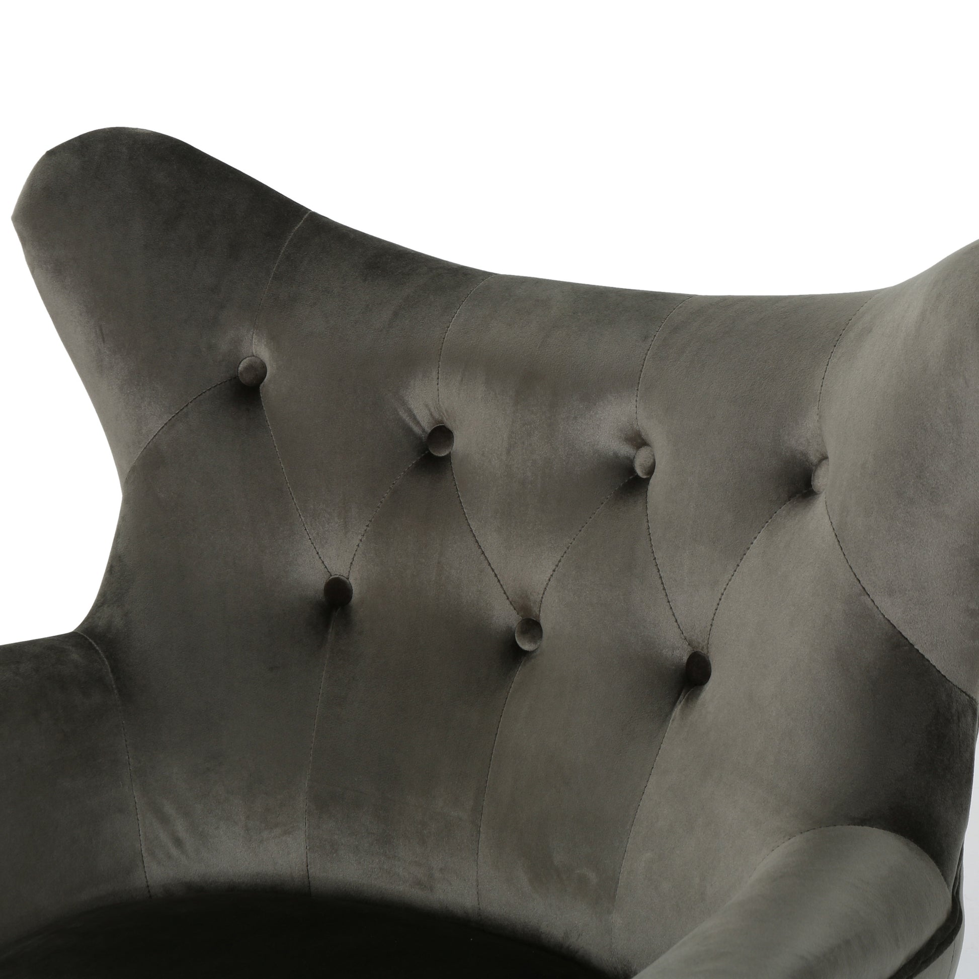 Arm Chair Grey Velvet