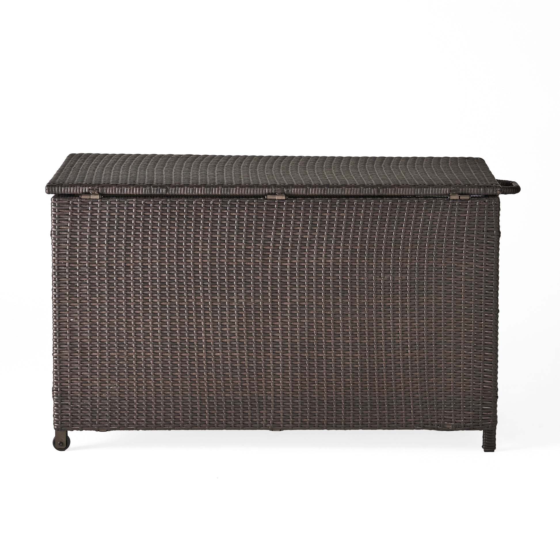 Blake Wicker Cushion Box Brown Multi Rattan