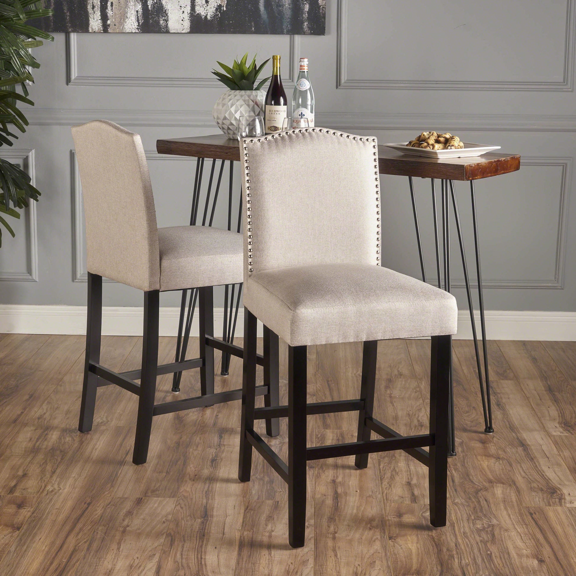 Markson Kd Counter Stool Wheat Leather