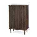 Nordic 5 Drawer Chest Walnut Mdf