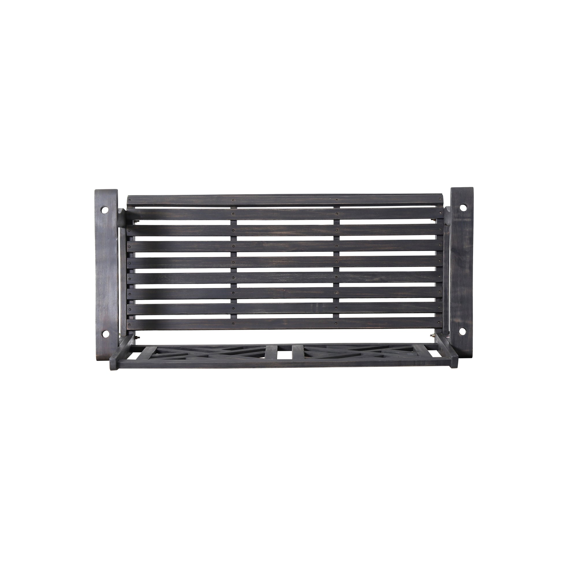 Alejandro Porch Swing Dark Grey Wood Metal