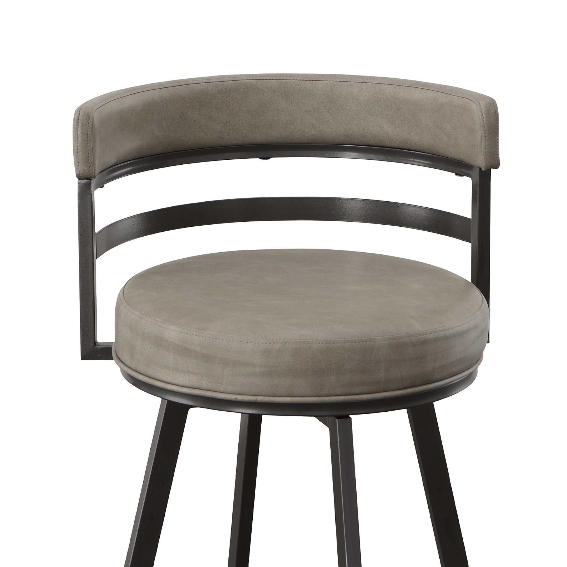 Gene Swivel Bar Stool Dark Gray Dark Gray Wood