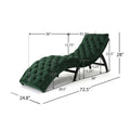 Chaise Lounge Emerald Altay Velvet