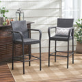 Littleton Barstool Brown Iron