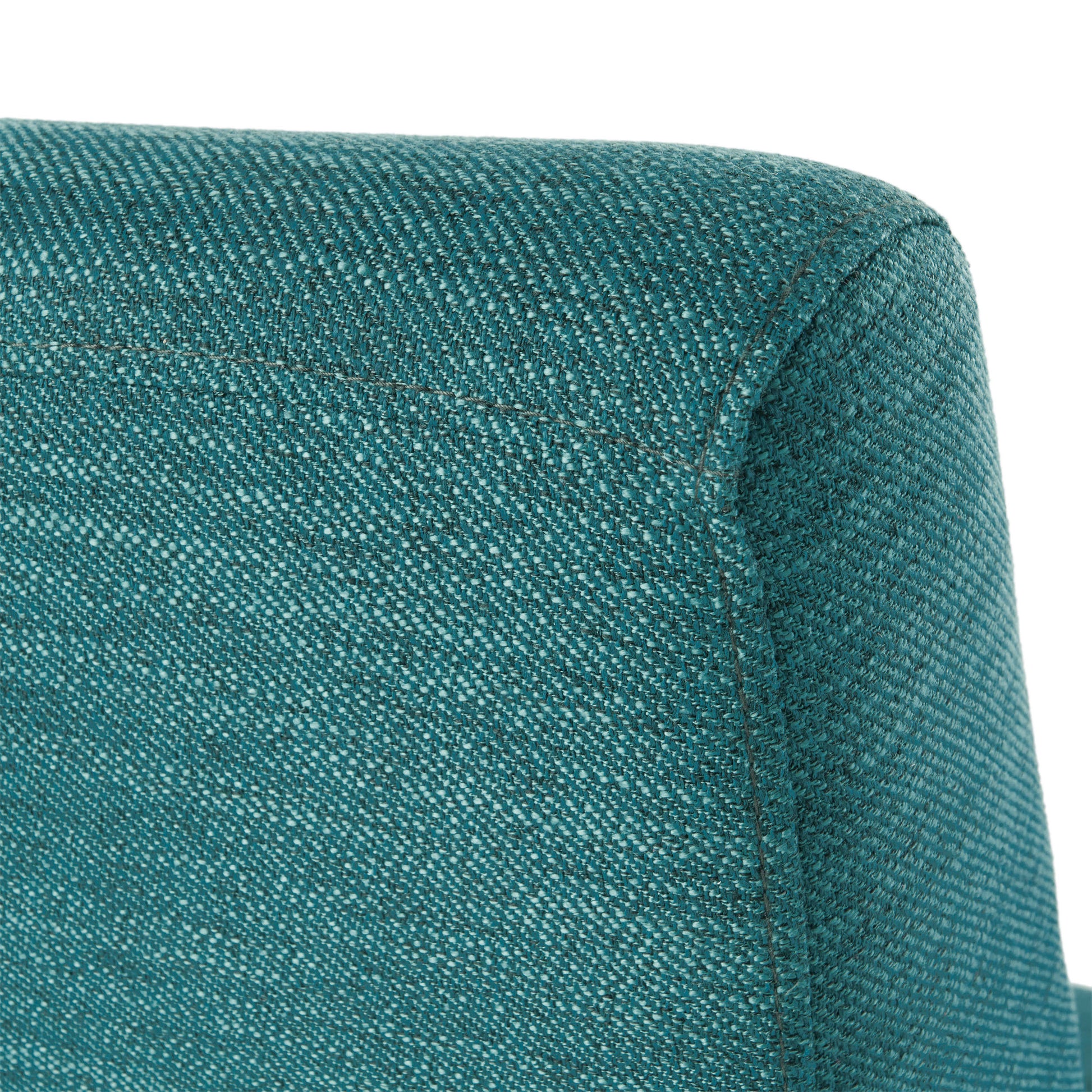 Push Back Recliner Teal Fabric