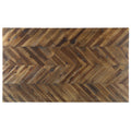 Lorenza 3 Piece Table Set Brown Brown Iron