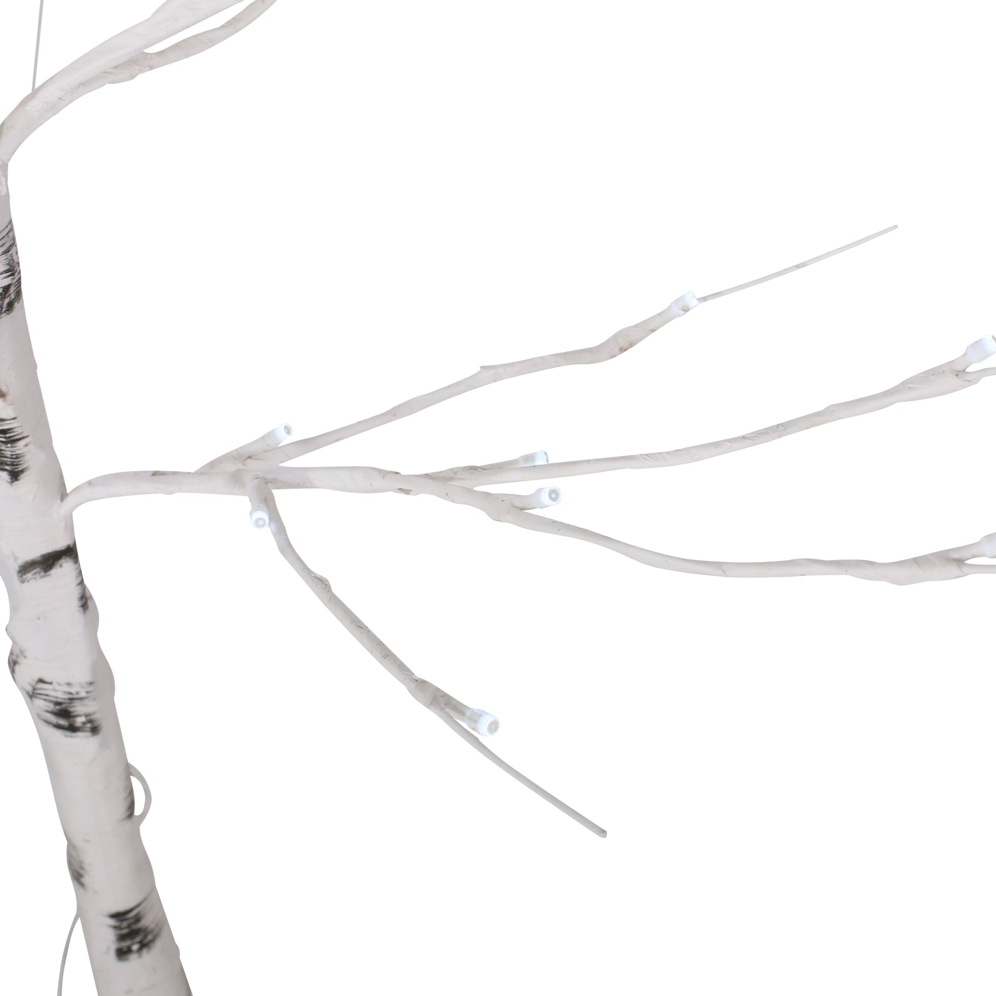 4Ft Birch Tree White Light 48Ledartificial Barkul Ip44 30V 3.6Wextended Line: 5M White Pvc