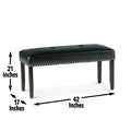 Westby Dining Bench Black Black Wood