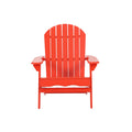 Malibu Adirondack Chair Red Acacia Wood