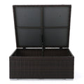 Santa Rosa Storage Coffee Table Brown Multi Rattan