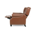 Recliner Chair Light Brown Pu