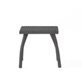 Honolulu Chat Set S 5 Grey Silver Pe Rattan Iron Waterproof Fabric