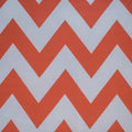 Marisol Chevron Square Pillow Orange Fabric