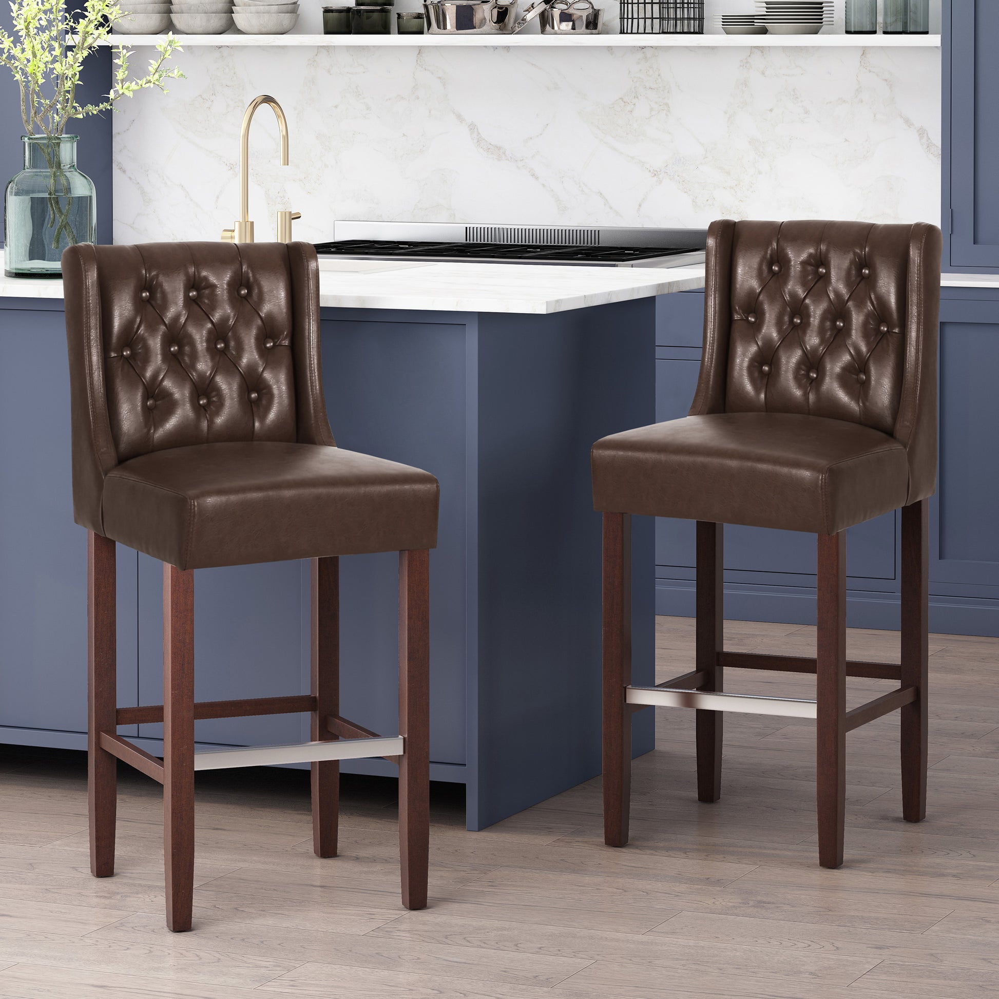 Barstool Dark Brown Pu