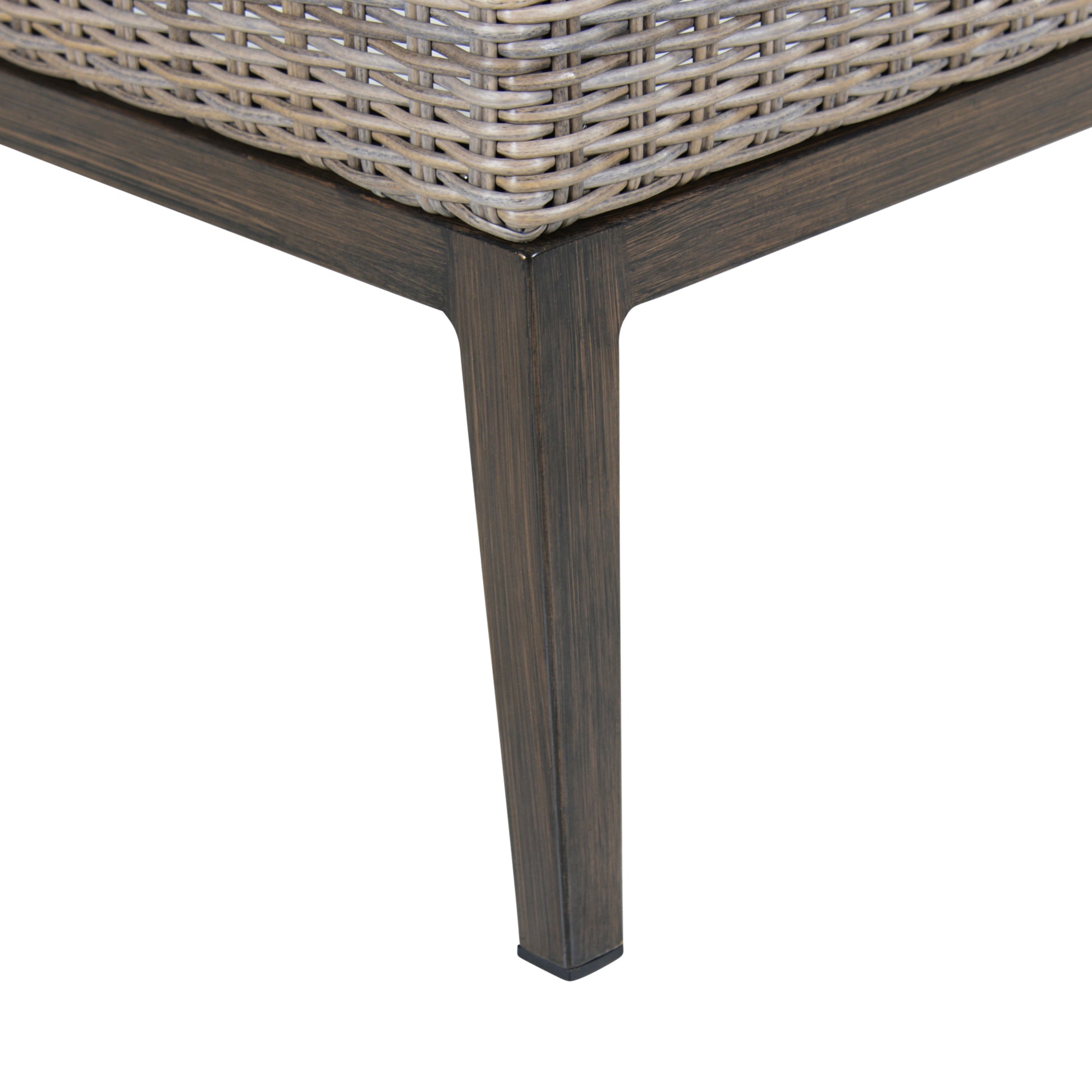 Marina Patio Side Chair Set Of 2 Brown Light Light Brown Wicker