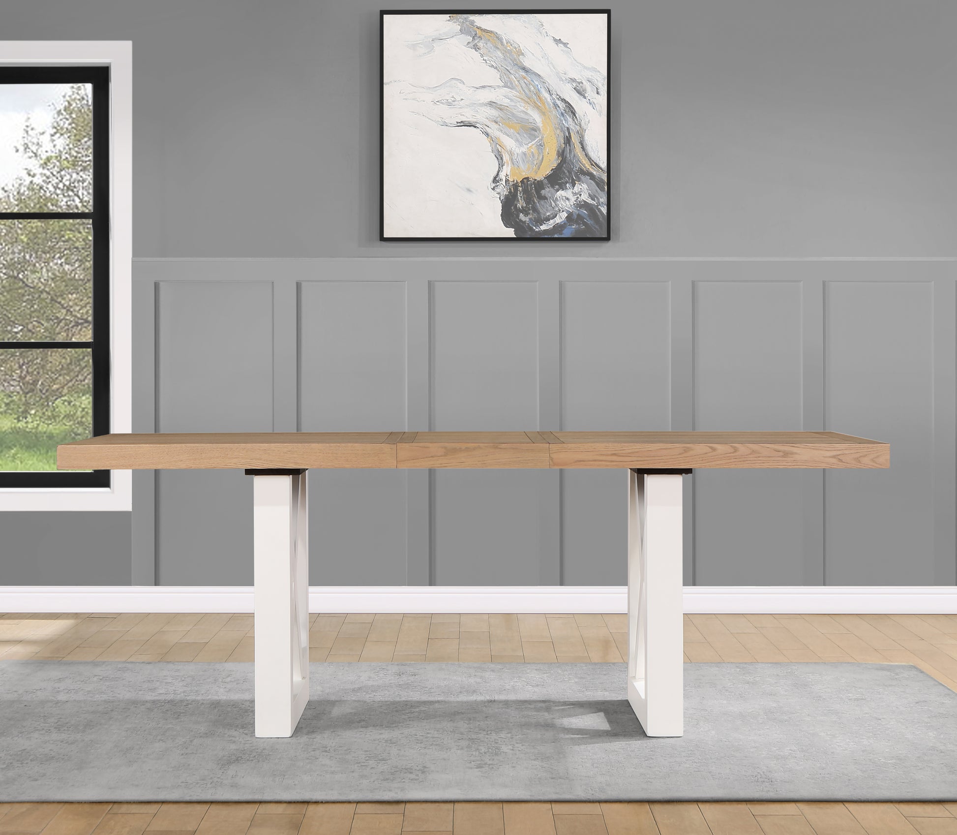 Magnolia Counter Table Light Brown Light Brown Wood