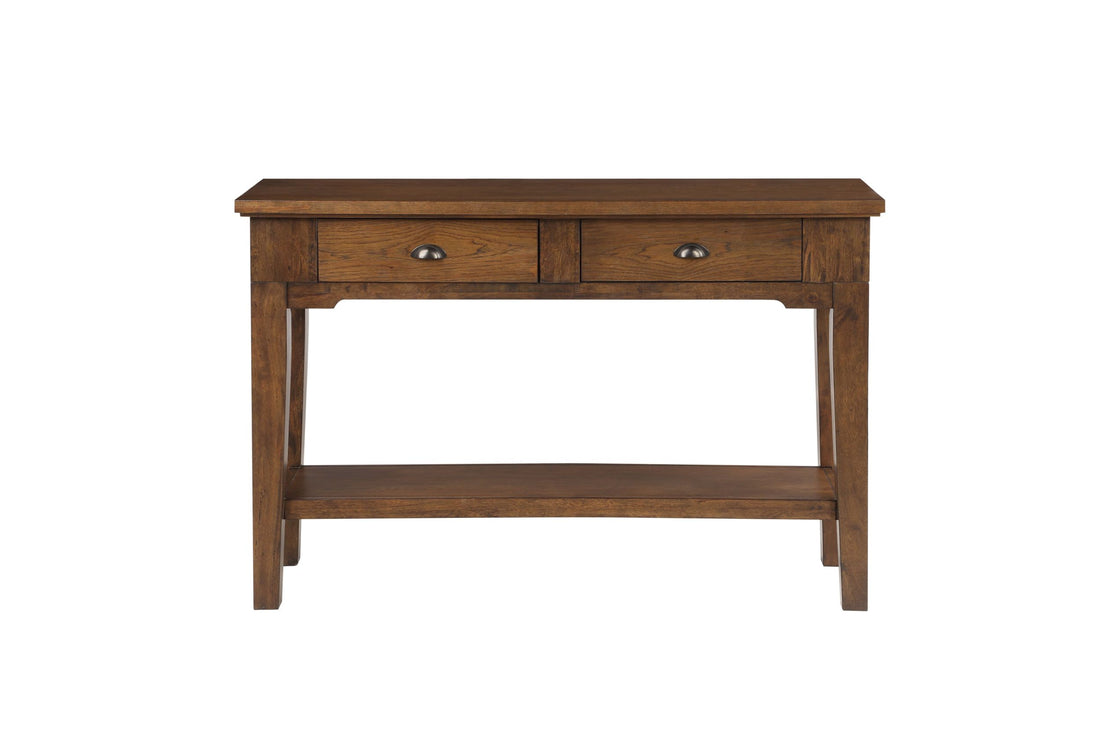 Ora Serving Table Brown Brown Wood