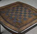 Diletta Game End Table Brown Brown Wood