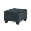 Sectional Ottoman Charcoal Fabric