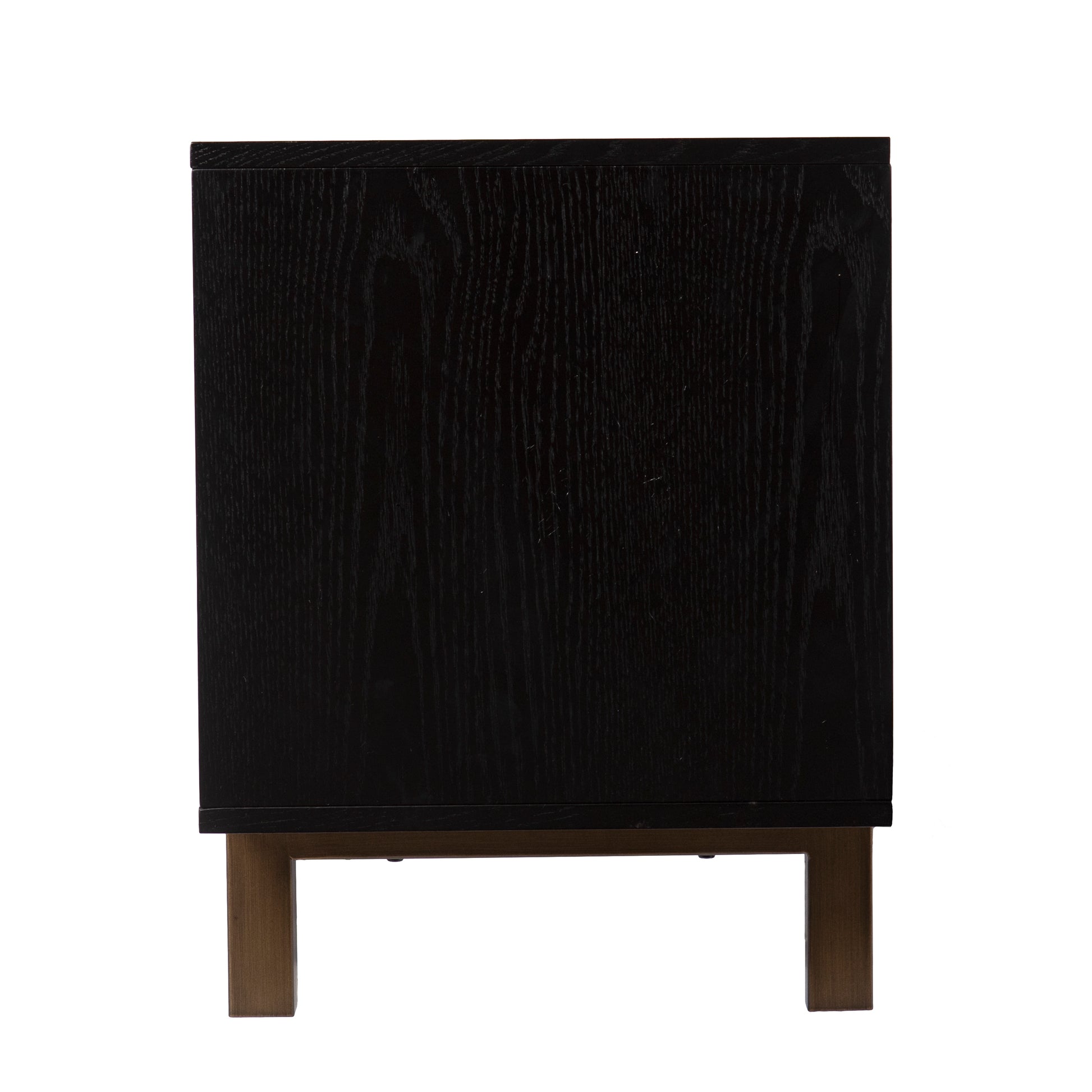 Enderly Media Console W Storage Light Gray 60 69 Inches Mdf