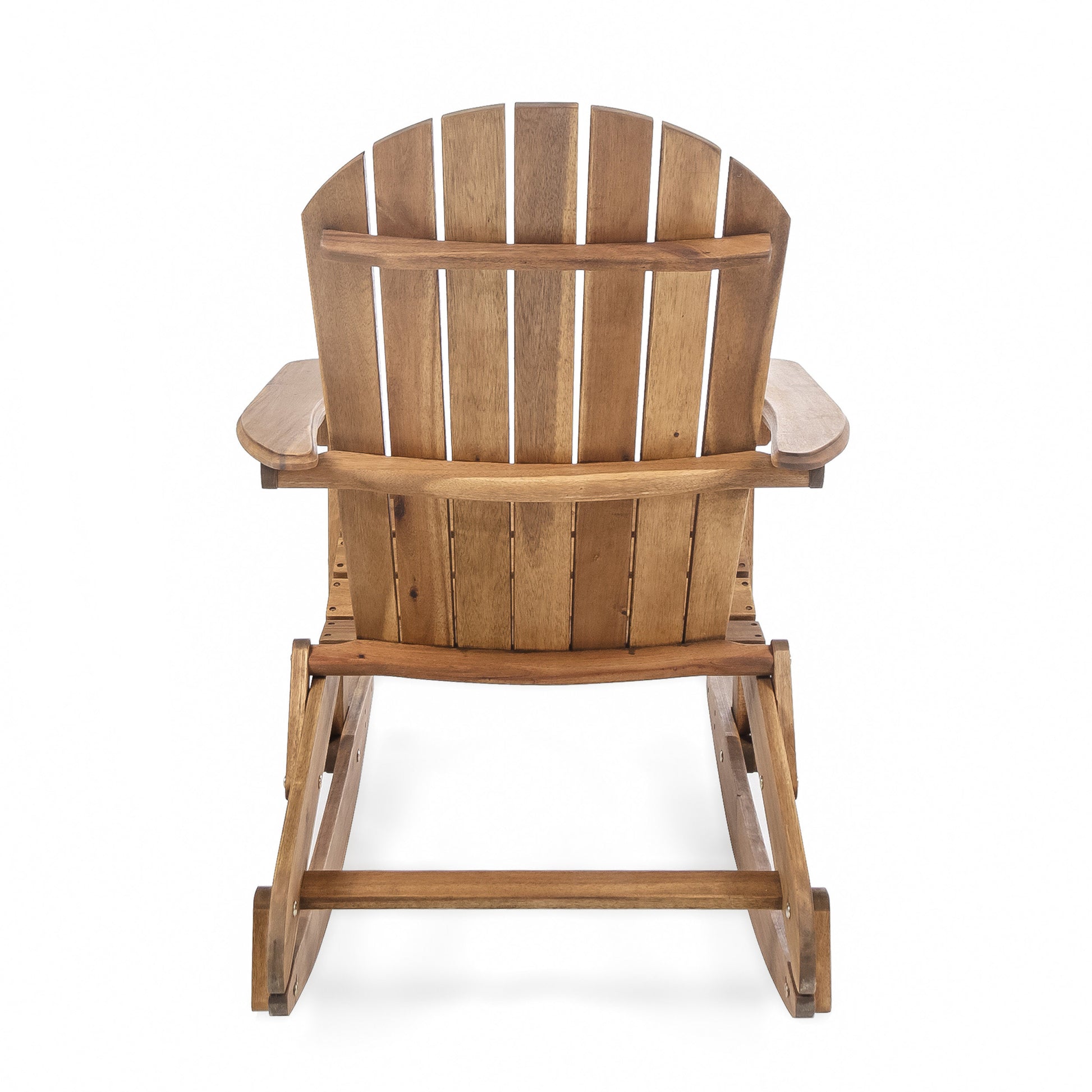 Malibu Adirondack Rocking Chair Natural Wood