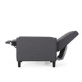 Smoke Fabric Push Back Chair For Elegant Home D Cor Smoke Fabric