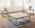 Oaklee End Table Brown Brown Iron