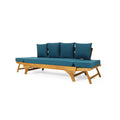 Serene Daybed Full Teak Fabric