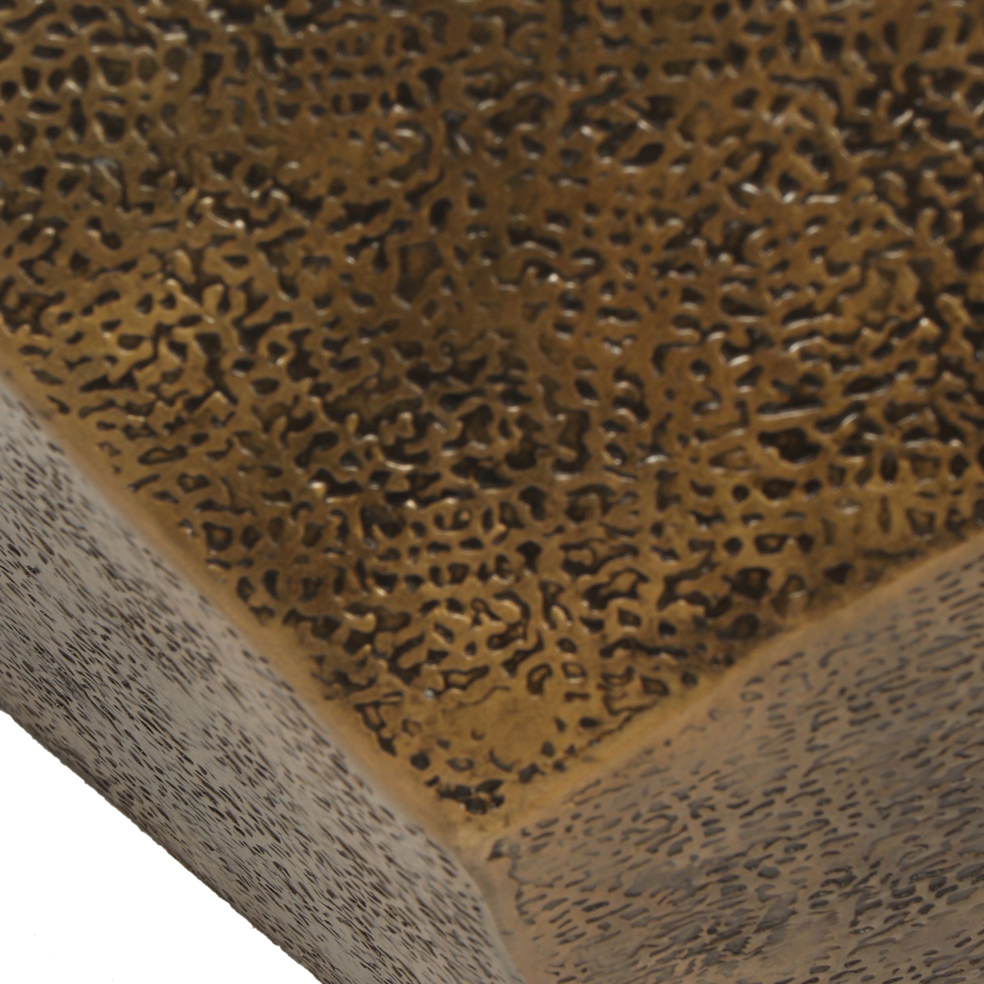 Hexagonal Table Gold Aluminium