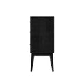 Disa 3 Drawer Chest Black Mdf